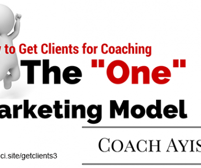 How to Get Clients for Coaching Using the One Marketing Model