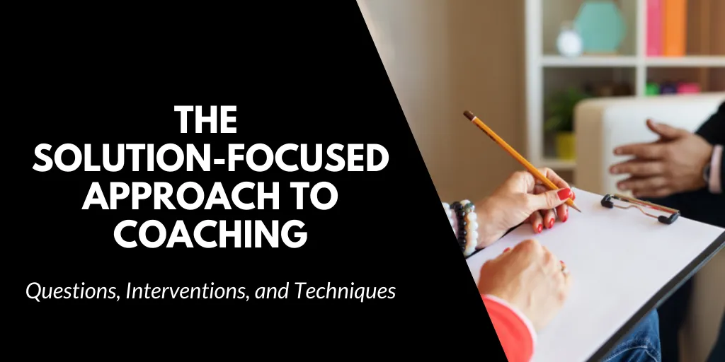 solution focused approach to coaching