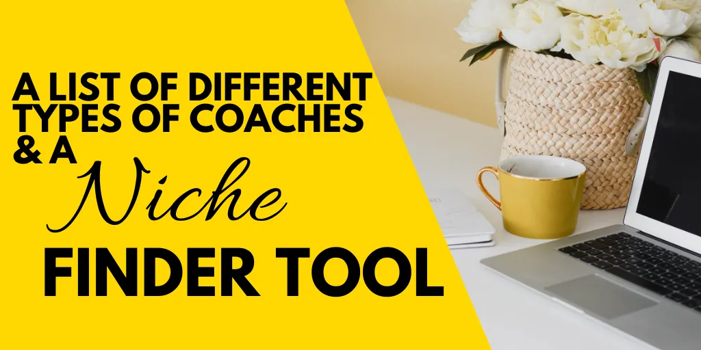 Types of Coaches and Coaching Niche Tool